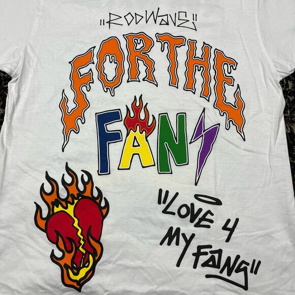 Rod Wave Soul Fly For The Fans White Tee T Shirt Mens Sz M New - Picture 2 of 5
